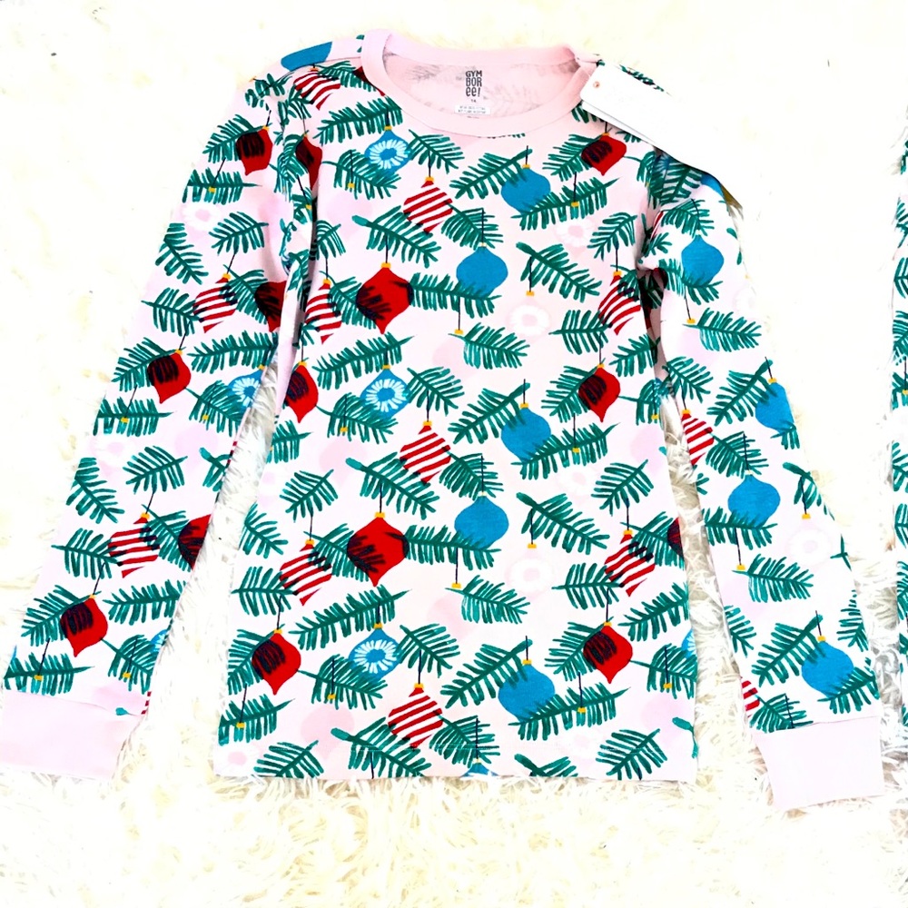 Two piece pajama winter themed